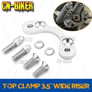 Springer Riser Handlebar Tree Adapter Converter 4.75" to 3.5" Clamp For Harley - Picture 1 of 10