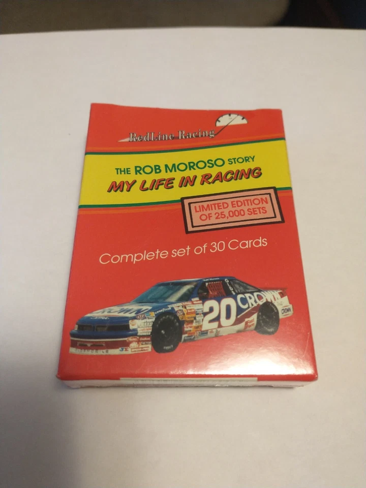Rob Moroso Story My Life in Racing 30 card set Red Line Racing limited ed. - Image 1 of 4