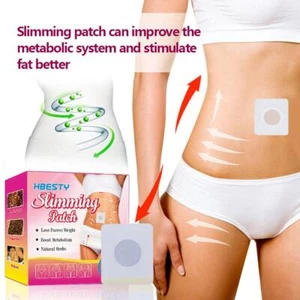 Abnehmen Patches Körperformung Bauch Aufkleber Fettverbrennung Gewichtsverlust Körper Q5D9 - Bild 1 von 10