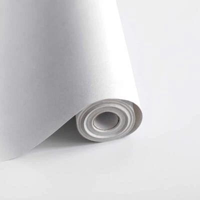 118X17.7 White Wallpaper Contact Paper Waterpoof Peel and Stick Self-Adhesive - Image 1 of 4