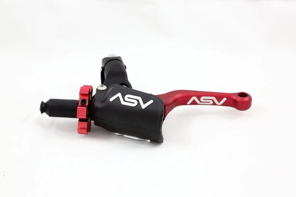 ASV C6 Pro 离合器杆红色短热启动本田 CRF150R 250R 450R 内侧 — 第 1/2 张图片