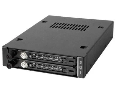 Icy Dock Tougharmor Ex 2x 2.5" Sata/sas Hdd & Ssd Mobile Rack - Image 1 of 4