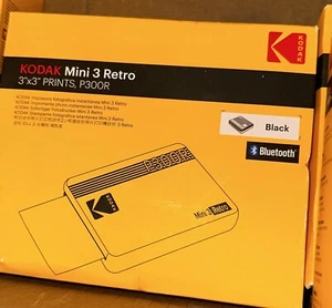KODAK Mini Retro Portable Photo Printer P300R - Black - Picture 1 of 1