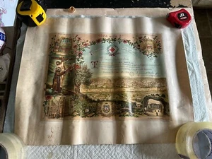 Antique Catholic Document Benefactors Of The Holy Land 1926 B Kuhlen M Gladbach - Picture 1 of 9