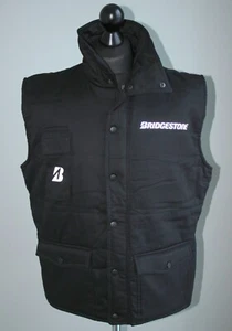 Bridgestone mens workwear black vest waistcoat Prowear Size L - Picture 1 of 8