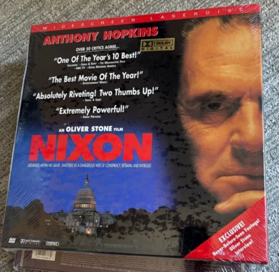 NIXON - Laserdisc Box Set unopened shrinkwrapped Oliver Stone Anthony Hopkins NR - Image 1 of 2
