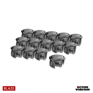 Juego de 13 botones brillantes PUNK WORKSHOP PWS de 24 mm + 1 pieza 30 mm e interruptor intercambiable en caliente - Imagen 1 de 21