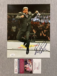 UFC ANNOUNCER- BRUCE BUFFER AUTOGRAPH 8x10 PHOTO JSA AN31764 - Picture 1 of 1