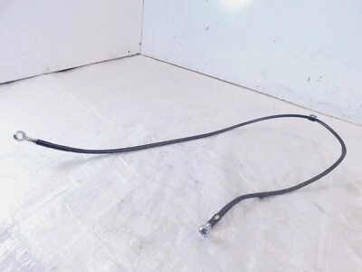 Manguera de línea de freno de rueda delantera negra Harley Davidson Sportster 883 Hugger y 1200 Foto 1 de 4