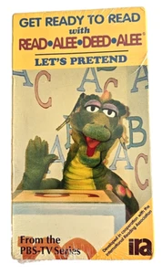 1995 PBS Get Ready To Read with Read Alee Deed Alee Let's Pretend VHS Rare New - Picture 1 of 3