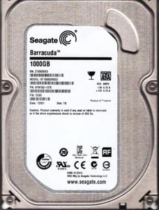 ST1000DM003 pn: 9YN162-570 sn: Z1D  fw: CC9C TK 1TB SATA D3-12 - Picture 1 of 2