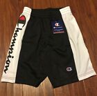 Champion Boy's Shorts Size SMALL Authentic Athletic Wear BLACK Mesh w/White NEW