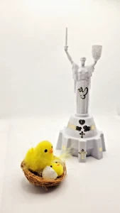 Easter Ukraine-Mother Statuette Motherland statue white decorated 20 cm - Picture 1 of 11