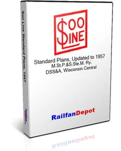 Soo Line DSS&A Standard Plans Diagrams - PDF on CD - RailfanDepot - Picture 1 of 4
