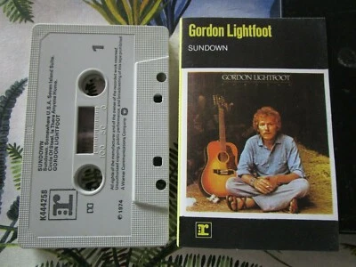 Gordon Lightfoot ‎– Sundown. Reprise Records K 444258 UK Tape Cassette Album Foto 1 de 4