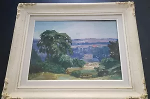 VINTAGE 20. JAHRHUNDERT KANADISCHE SCHULE ÖLGEMÄLDE SIGNIERT DATIERT LAND LANDSCHAFT - Bild 1 von 4