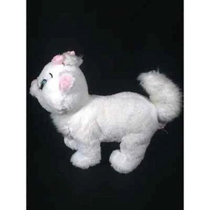 Disney Tote A Tail Marie Aristocats White Cat Stuffed Plush Sparkly Glitter - Picture 1 of 4