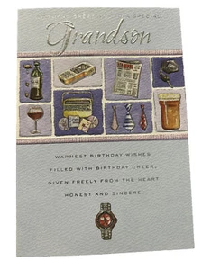 Happy Birthday Premium Greeting card - Happy Birthday Grandson - Bild 1 von 4