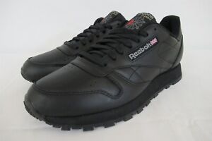 Reebok Classic men's black leather trainers 2267 - UK size 8 - NEW