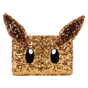 Eevee Sequin Pokemon Zip Around Loungefly Purse - Picture 1 of 4