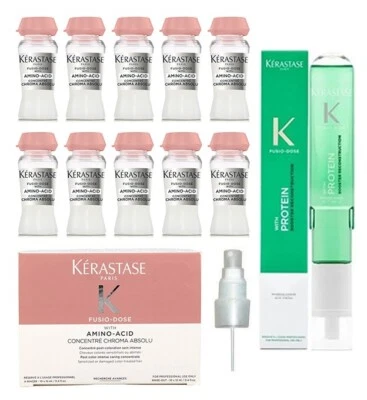 KERASTASE FUSIO DOSE, SET CONCENTRE CHROMA ABSOLU + 1 BOOSTER RECONSTRUCTION - Imagen 1 de 4