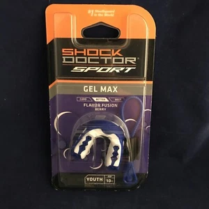 Shock Doctor Sport Gel Max Mouthguard Youth 10 Blue - Picture 1 of 2