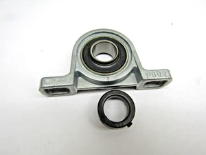 Asahi UPC002-15mm 15mm Pillow Block Bearing Die Cast Housing w/ Eccentric Lock C - Picture 1 of 5