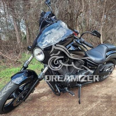 8mm 10mm Motorcycle Rearview Mirrors For Yamaha Stryker XVS1300 1600 V-Star 950 - Image 1 of 4