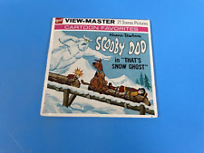 Scooby-Doo "That's Snow Ghost" View-Master GAF3 Reels w/ booklet B553 1972