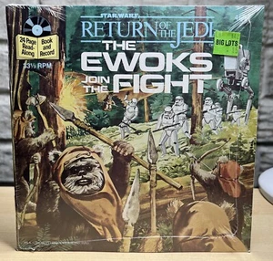 Star Wars Return Of The Jedi Ewoks Join The Fight Book & Record #460 NEW SEALED - Picture 1 of 3