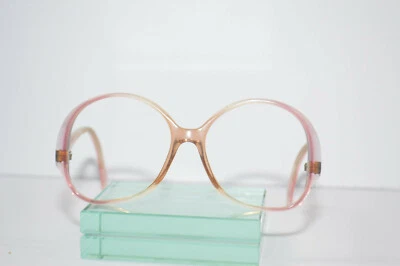Vintage TWE L. Evrard Chris Eyeglasses Frames 54[]20-140MM Translucent Pink - Image 1 of 3