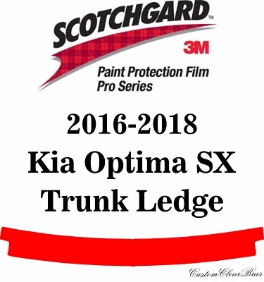 Película de protección de pintura 3M Scotchgard serie Pro para Kia Optima SX 2016 2017 2018 Foto 1 de 3