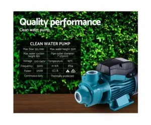 Giantz Electric Clean Water Pump - Picture 1 of 8