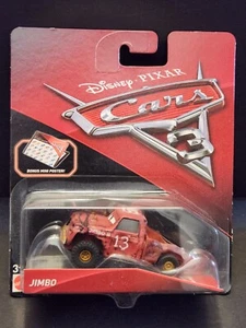 Disney Cars Jimbo Demolition Derby with bonus mini poster - Picture 1 of 2