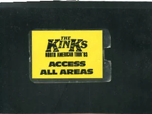 The Kinks  1983 Backstage laminate pass North American Tour all access - Picture 1 of 1