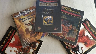 Lotto 5 Manuali AD&D 2° Edizione (della TSR) - Advanced Dungeons & Dragons 2° ED - Immagine 1 di 4
