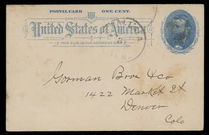 POSTAL STATIONERY - E.F.O.s - Sc. #UX11 / UPSS #S12e "PICTURE HANGER", USED - Picture 1 of 3