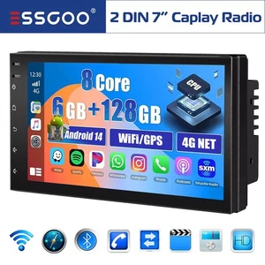 Radio estéreo para automóvil 7" Android 15 6+128G 4G NET Apple CarPlay Bluetooth DSP FM SWC - Imagen 1 de 11