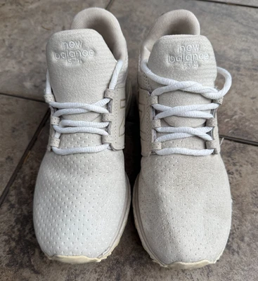 Zapatillas para caminar New Balance 574 para mujer 6,5 crema W3574our Comfort Foto 1 de 4