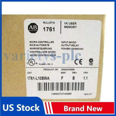 AB 1761-L10BWA MICROLOGIX 1000 Controller 1761L10BWA EXPRESS  US Free Tax - Image 1 of 4