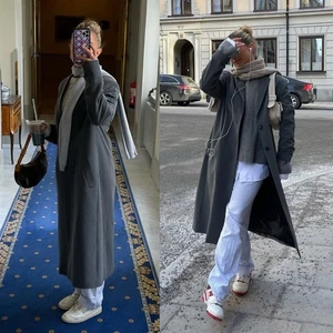 Abrigo Blazer DJERF AVENUE Forever Largo Gris Talla XXL  - Imagen 1 de 16