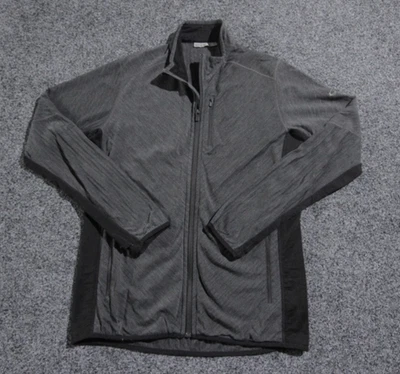 Icebreaker Jacket Mens XL Gray Wool Full Zip Snow Sports Thumb Loop - Image 1 of 4