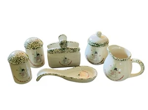 Juego de mesa de gres de 6 piezas "We Can Build a Snowman" - Imagen 1 de 4