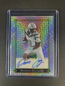 Donovan Olugbode RC Auto #d/5. Mizzou Tigers 4⭐️ Freshman WR. 25 hojas de metal SP - Imagen 1 de 2