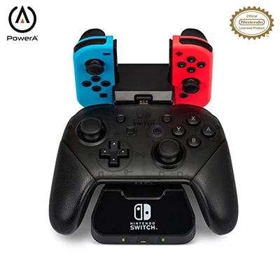 Nintendo Licensed Controller Charging Base for Nintendo Switch - Black - Image 1 of 4