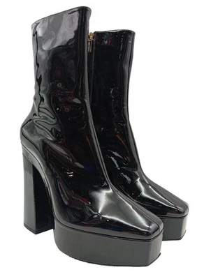 JIMMY CHOO Botas con cremallera Mujeres Botines Talla EU 40 negro - Imagen 1 de 4