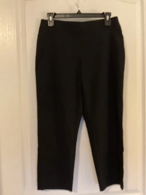 Pantalones capri para mujer Style & Co negros talla S Foto 1 de 4