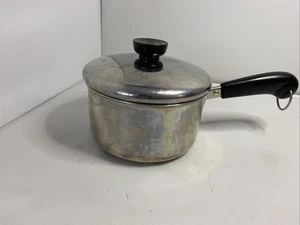 GOOD Revere Ware 1 1/2 Qt. Saucepan Stainless Steel with Lid - Picture 1 of 5