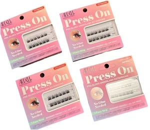 ARDELL 48 Press-On Pre-Glued Under Lash Extensions Wispies Natural 4 Boxes of 12 - Picture 1 of 2