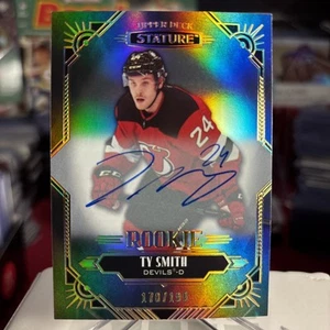 2020-21 Upper Deck Stature Ty Smith AUTO Devils Rookie RC SSP /199 ⭐️ MINT - Picture 1 of 2